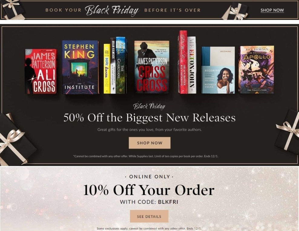 Barnes Noble Christmas 2022 Sales 2022 Barnes & Noble Black Friday Ads & Sales - Ifunbox
